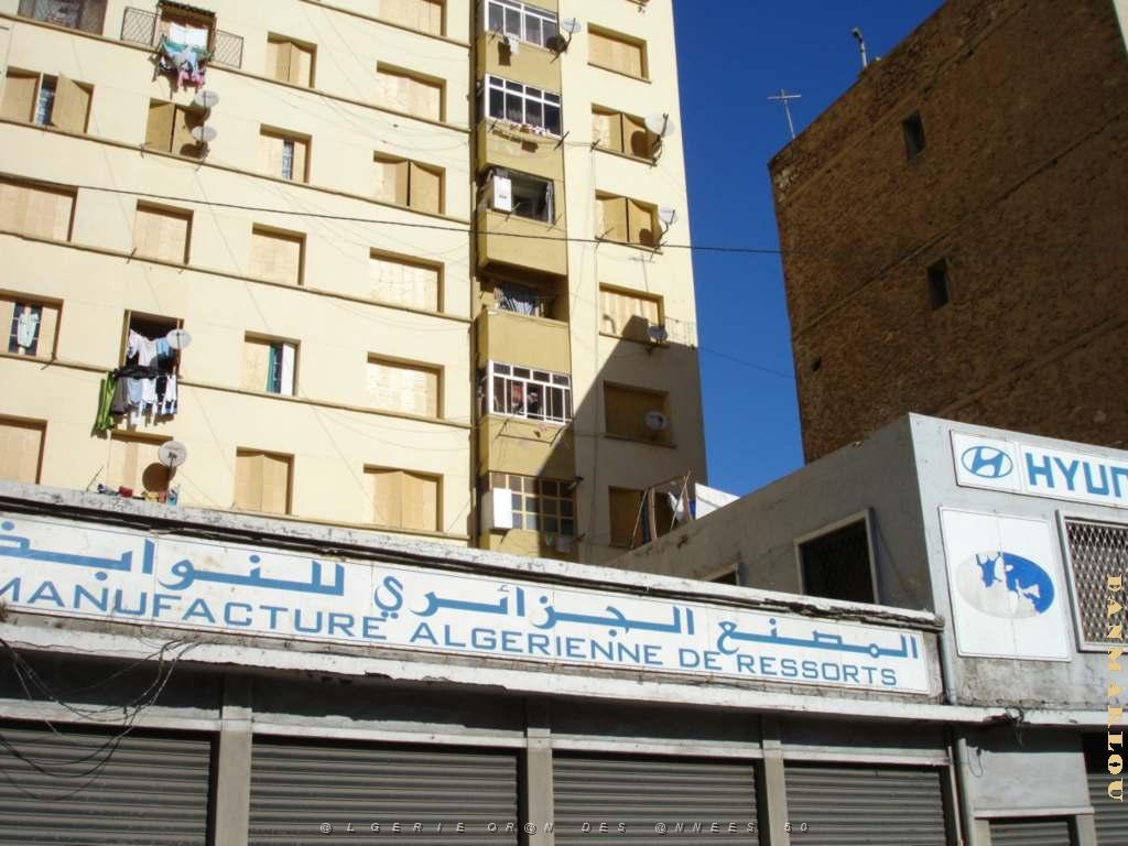 ORAN 10 2005 096 CITE PERRET CHEZ MES PARENTS AU 5 EME A HAUTEUR MAISON A COTE OU IL Y A UNE CITERNE.JPG